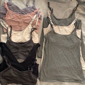 Maternity Bundle! 3 Nursing Camis & 6 Nursing Bras